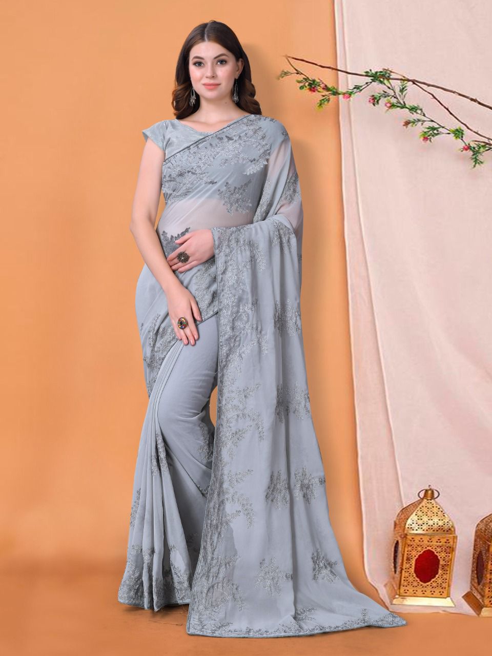 Kgf 1 New Exclusive Wear Fancy Designer Georgette Saree Collection